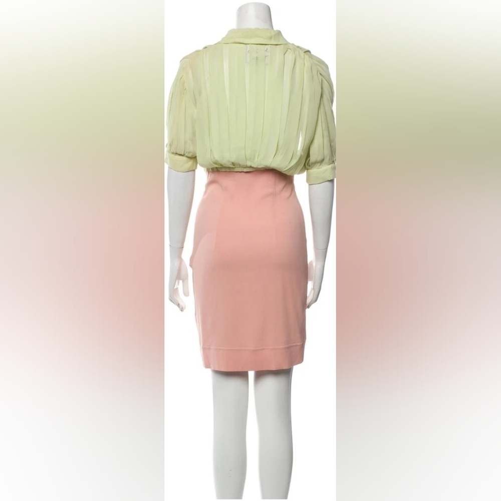 Moschino Cheap and Chic Colorblock Pattern Mini Dress - Picture 3 of 5